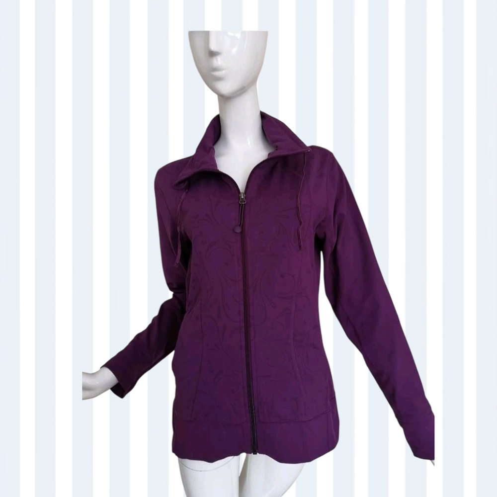 Tuff Athletics Plum Utility Jacket